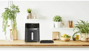 Friteuză cu aer cald 4,2 l EASY FRY&GRILL 2 în 1 1550W/230V negru Tefal