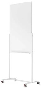 Tablă multifuncțională mobilă Magnetoplan Design 3în1, alb