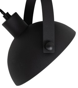 Plafoniera industriala neagra cu auriu 15 cm ajustabila - Magnax