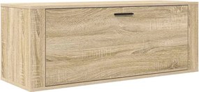 vidaXL Pantofar de perete, stejar sonoma, 100x35x38 cm lemn prelucrat
