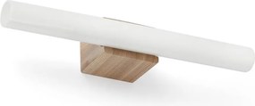 Aplica LED pentru baie IP44 CALMA 5W lemn/opal