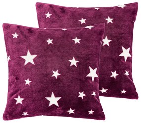 Față de pernă 4Home Stars violet, 40 x 40 cm, set 2 buc., 40 x 40 cm