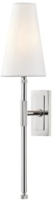 Aplica de perete design clasic BOWERY nichel lustruit