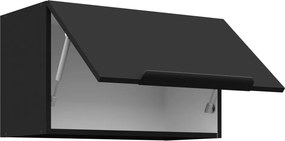 Dulap superior, negru, SIBER 60 GU-36 1F