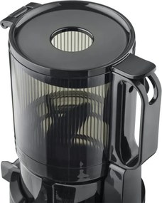 Storcator cu presare la rece slow juicer Caso Juice Fit Pro, 250 W, 1 l, 40 rpm, Safety Stop, Functionare silentioasa, Negru mat