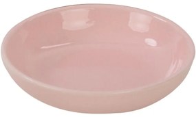 Set de 6 boluri ceramice Lunis 13 cm, roz deschis