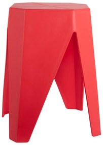 Scaun roșu din plastic Cherish – Leitmotiv