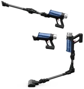 Aspirator vertical Rowenta X-FORCE FLEX ANIMAL AQUA AUTO 4in1 250W/230V negru/albastru