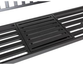 Bancă cu masă de depozitare Happy Green Rea 150 x60 x 85 cm, negru