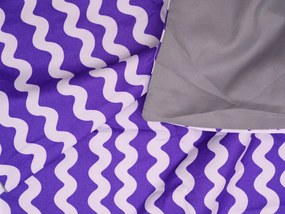 Lenjerie de pat din microfibra violet ANANAS Dimensiune lenjerie de pat: 2 buc 80 x 80 cm | 200 x 220 cm