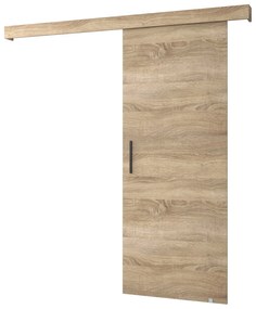 Uși culisante 90 cm Sharlene I (stejar sonoma + stejar sonoma + negru). 1043620