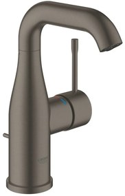 Baterie chiuveta baie antracit mat Grohe Essence, M cu ventil pop-up