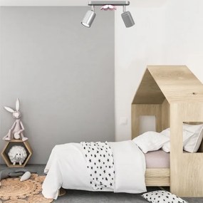 Spot FLOWER 2xGU10/8W/230V crom mat