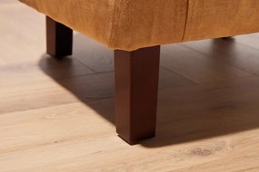 Fotoliu elegant si confortabil Hemingway, Catifea, Galben Mustar A-43892 VC