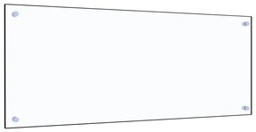 vidaXL Panou antistropi bucătărie transparent 100x40cm sticlă securiz.
