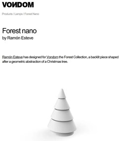 Mini Brad Decorativ NANO FOREST ILUMINAT LED Vondom
