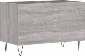 vidaXL Dulap pentru discuri gri sonoma 74,5x38x48 cm lemn prelucrat