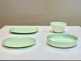 Set 4 Piese Mineral Verde Cu Picatele