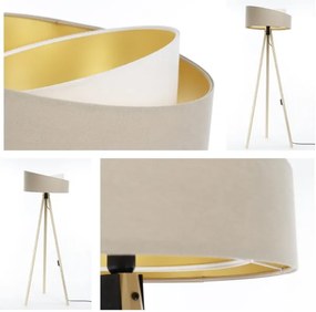 Lampadar GALAXY 1xE27/60W/230V bej