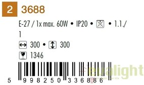 Aplica de perete, Nedda 3688 RX