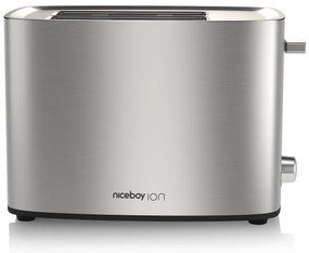 Prăjitor de pâine cu două fante și accesoriu Niceboy ION Cruncher C4 850W/230V oțel inoxidabil