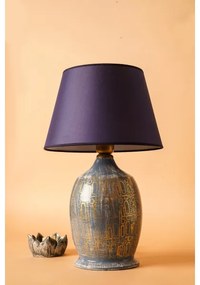 Lampă de masă RAMZES 1xE27/40W/230V, albastră