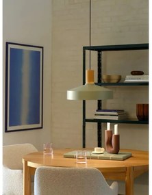 Lustră pe cablu Nordlux ELVAS 1xE27/60W/230V d. 37,5 cm verde