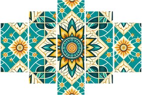 Tablou - Model turcoaz (150x105 cm)