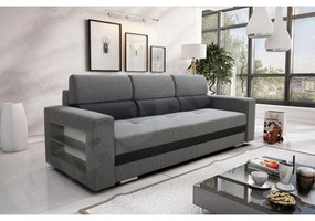 Canapea extensibilă Carona (Gri + Negru) (cu sp. depozitare). Promo -17%. 1105427