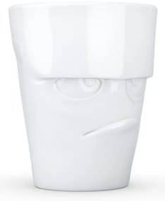 Cană din porțelan cu farfurie, nervos 58products, alb