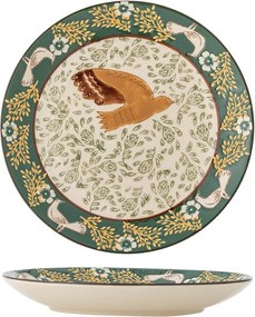 Farfurie verde pentru desert din gresie ø 16 cm Hezha – Bloomingville