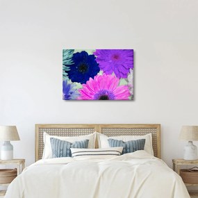 Tablou cu flori colorate (70x50 cm)
