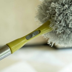 HOMCOM Kit de Curățare cu Stâlp Telescopic 3,5m și Cap Pliabil, Microfibră pentru Praf | Aosom Romania