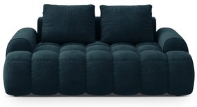Canapea petrol cu tapițerie din catifea 175 cm Linz – Cosmopolitan Design