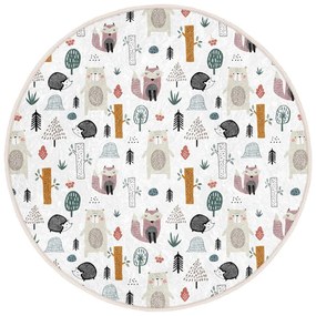 Covor pentru copii alb ø 80 cm Comfort – Mila Home