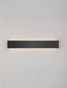 Aplica exterior negru liniara 60cm IP65 LED METRIC