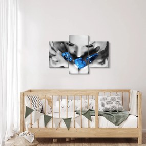 Tablou cu portretul femeii cu pietre (90x60 cm)
