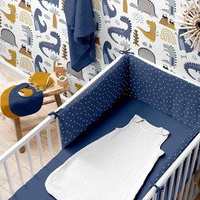 Cearceaf pentru copii din muselină pentru pătuț cu elastic 70x140 cm – Bébé Douceur