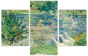 Tablou - Berthe Morisot, Girl in a Boat with Geese, reproducere (90x60 cm)