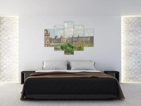 Tablou - Camille Pissarro, Place du Carrousel, Paris, reproducere (150x105 cm)