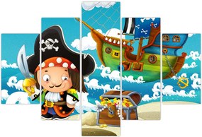 Tablou - Comoara piraților (150x105 cm)