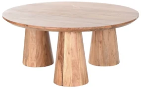Masuta de cafea, din lemn de acacia, Lunara