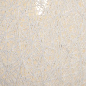 Lampă suspendată inteligentă albă 45 cm inclusiv Wifi A60 - Corda