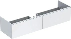 Dulap baza pentru lavoar suspendat Geberit Xeno2 alb 2 sertare 140 cm