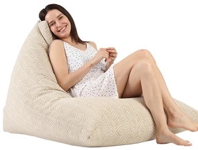 Fotoliu Sac Culoare Crem, RIUK