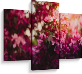 Tablou cu florile tufișului înflorit (90x60 cm)