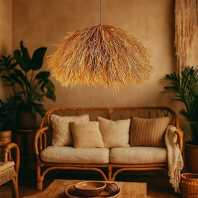 Lustra/Pendul rafie natural boho style Kalla