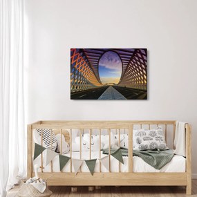 Tablou - Pod cu arhitectură modernă (90x60 cm)