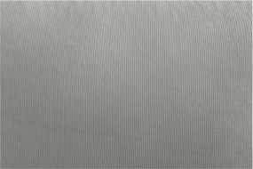 Fotoliu bean bag gri deschis cu tapițerie din catifea reiată Lilibet – Bobochic Paris