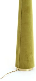Lampadar verde cu abajur textil (înălțime 168 cm) Devia – Light &amp; Living